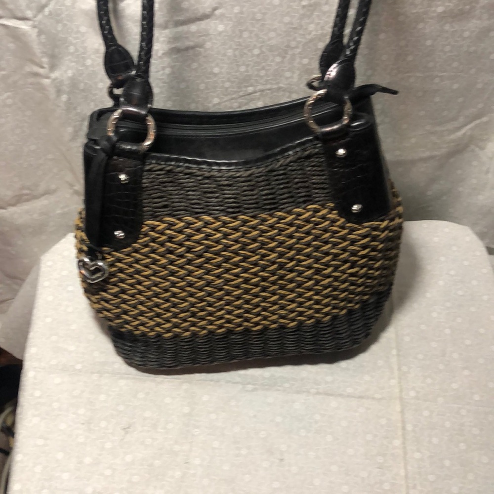 Brighton Woven & Leather Purse